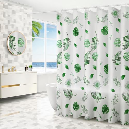 La mejor selección de Revestimientos de cortinas de ducha los más recomendados. 48 Cortina de Baño 200 * 200cm, Cortina de Plástico, Cortina de Ducha con 12 Ganchos, PEVA Cortina de Baño para Ducha, Cortinas de Ducha Impermeable y Antimoho, Lavable a Máquina...