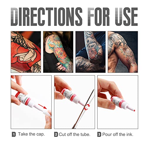 Tattoo Kit For Beginners Tattoo Gun Kit With 4Pc Tattoo Ink Set 5 Tattoo Tips Tattoo Grip Complete Professional Tattoo Supplies Kit For Tattoo Artists #TOP5