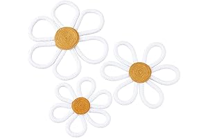 DICOSMETIC 3 Sizes Boho Daisy Flower Wall Decor