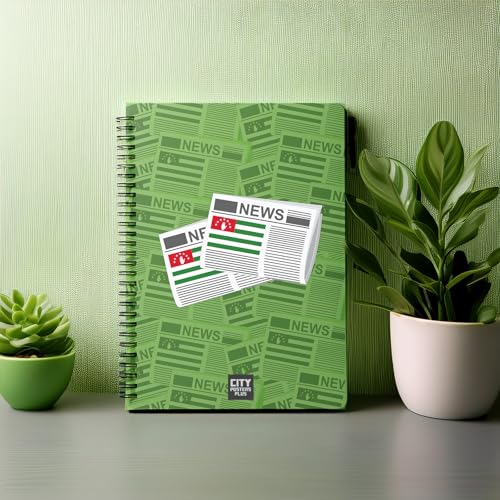 Notebook Abkhazia Newspapers A5 ligné lot de 20 cahiers pour notes