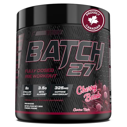 Batch 27 Pre Workout Powder - Nitric Oxide Booster & Preworkout f...