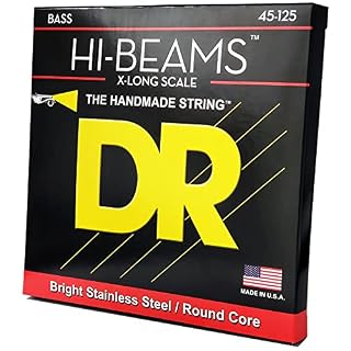 DR String MR5-45 Hi-Beam Jeu de cordes pour guitare basse - Les Beatles, Paul McCartney, John Lennon, RIngo Starr, George Harrison DR String MR5-45 Hi-Beam Jeu de cordes pour guitare basse – Image 2
