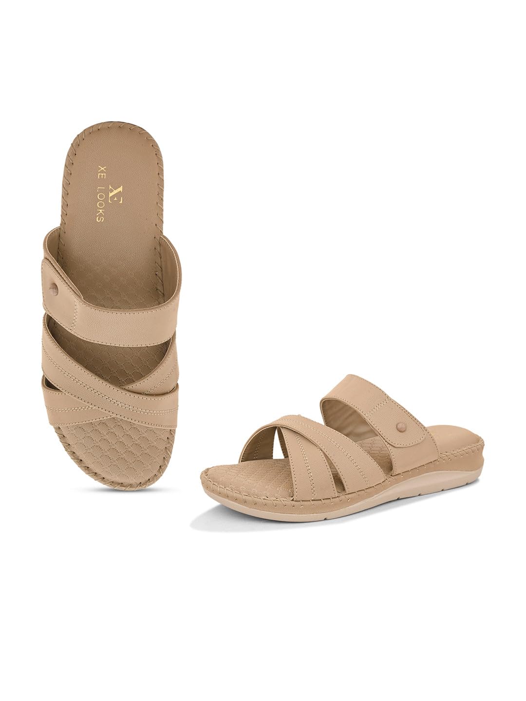 Women's Comfort Doctor Slippers – Beige Orthopedic Sandals with Soft Cushioned Sole and Adjustable Straps for Girls & Womens-image-17