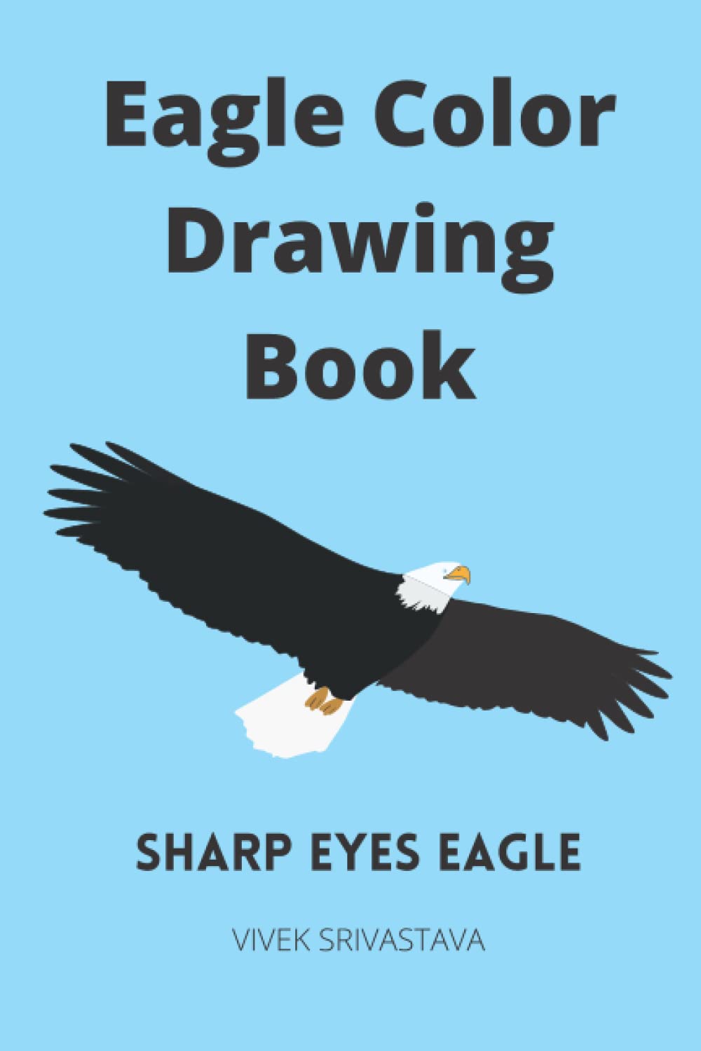 Eagle Color Drawing Book: Sharp Eyes Eagle