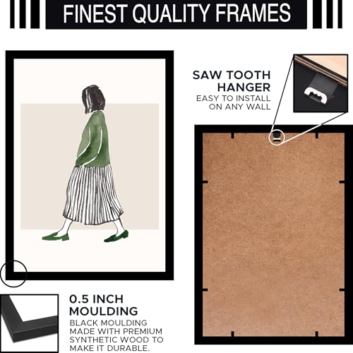 Image of BLINKART Girl In Sweater Abstract Wall Art Painting Print Design | Aesthetic Wall Decor Photo Artwork Frame Decoration Hanging For Home Bedroom Living Room Office Wall Decor | T006 | 13x10 Inches