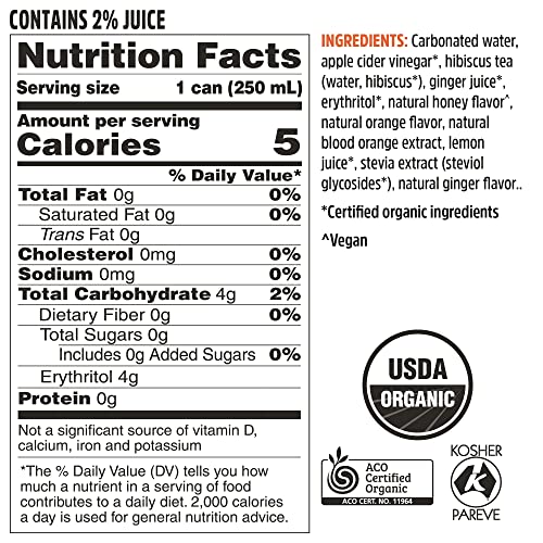 image for REMEDY Kombucha Remedy Apple Cider Vinegar Drink- Sugar Free, Raw, USD