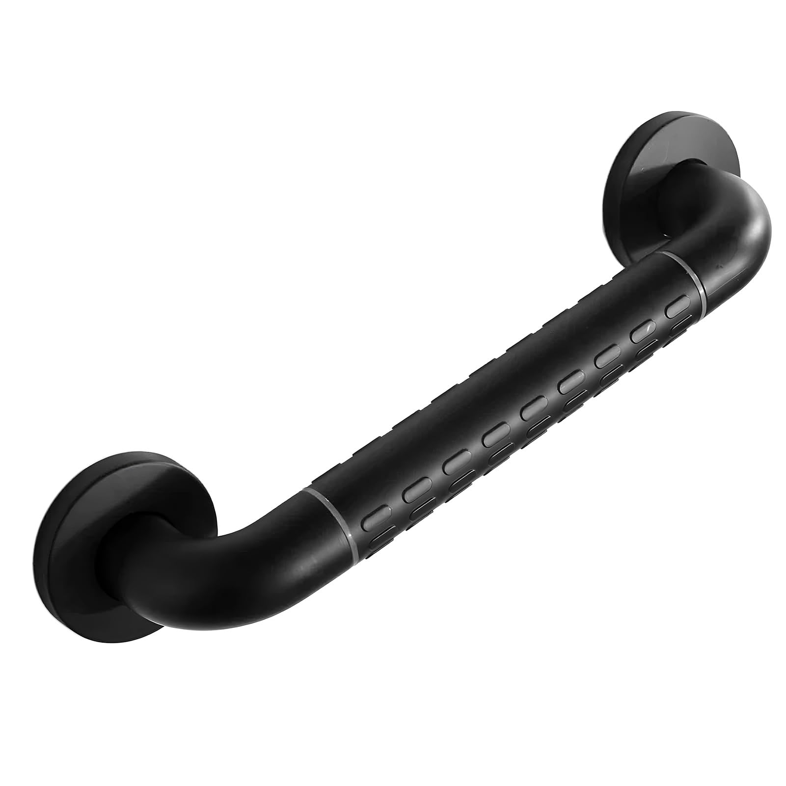 Fkxsxaz Black Grab Bars For Shower Bathroom Wall, Heavy-Duty Bars, Handle Safety Handicap, Easy Removal And Reusable (Black)(2.3Ft/70Cm)