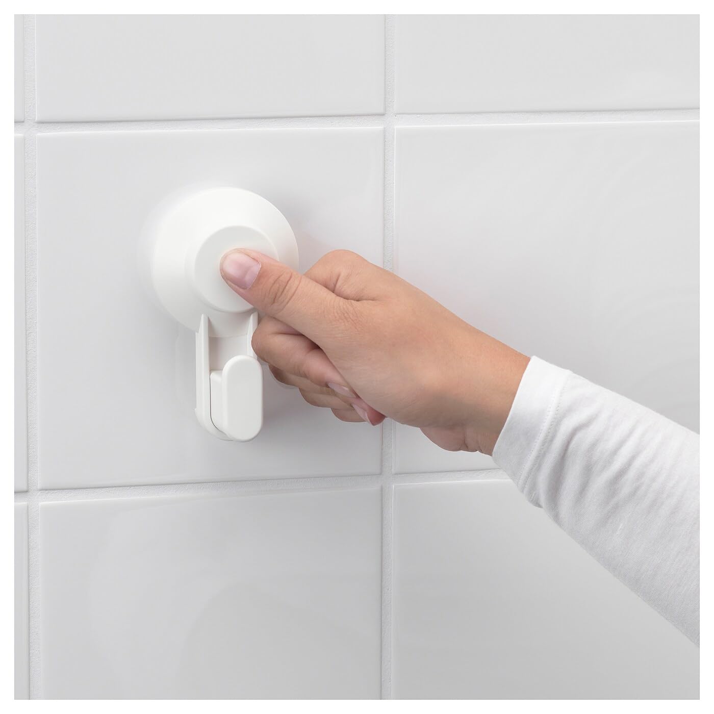 IKEA Tisken 403.812.91 - Portarotolo con ventosa, colore: Bianco