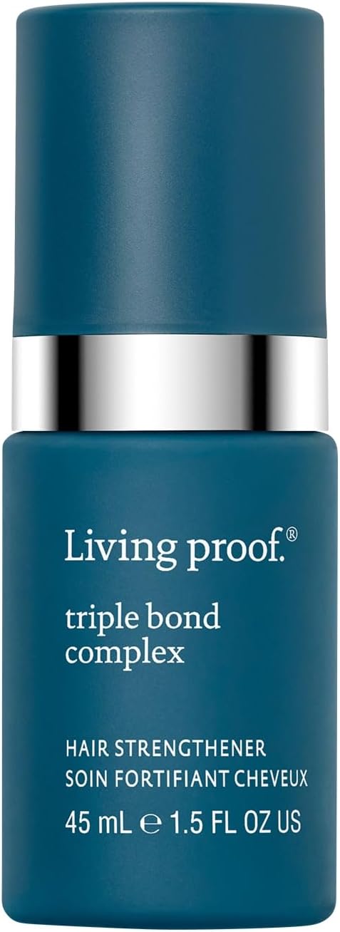 Living Proof Triple Bond Complex –Actually Repairs Hair, Scientifically Proven 8× Stronger,Clinically Proven to Reverse Damage,Reduces Split Ends & Breakage,Adds Softness & Shine,Heat Protection 450°F