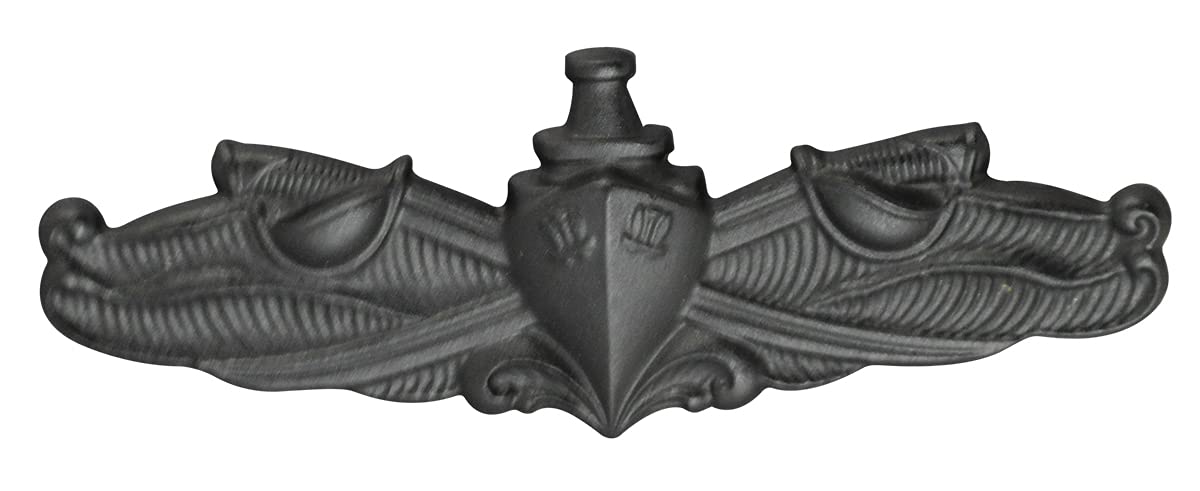 Badges And Collar Devices Navy Surface Warfare Enlisted Badge Black Finish - Regulation