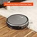 ILIFE A4s Robot Vacuum Cleaner with Strong Suction, over 100mins Run time, Self-charging, Slim, Quiet, Ideal for Hard Floors to Medium Carpets
