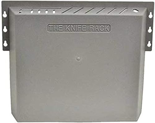 El estante plástico montado en la pared del almacenamiento del cuchillo sostiene 12 cuchillos para la cocina o las tiendas