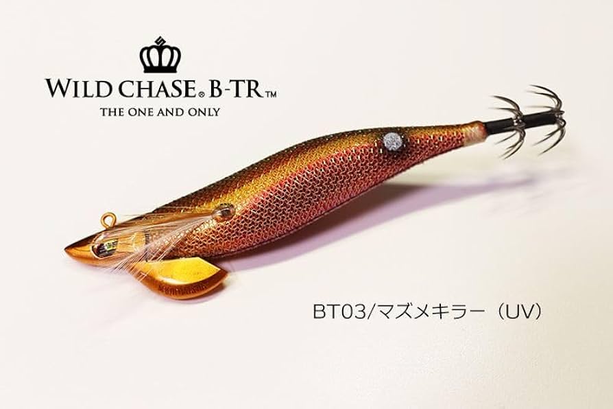 ワイルドチェイスB-3.5号30g 5本セット WILD CHASE/B-TR 3.5号 30g/斑黒龍[特注:EGI MANIACS] - 大阪