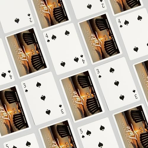 Baraja de cartas Poker Waupaca Wisconsin 52 naipes adultos miniatura 4