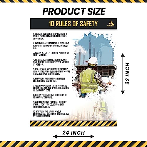 Gotsafety SP-ARTWORK-2 Workplace Safety Poster 24 Inch X 32 Inch thumb #1
