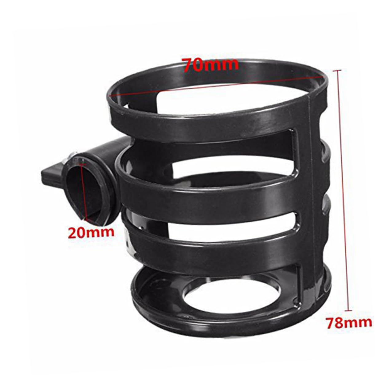 BESTonZON 9pezzi Portabottiglie Per Passeggino Da Supporti Per Bicicletta e Carrozzina Facile Installazione Design Ergonomico Compatibile Con Bottiglie Standard