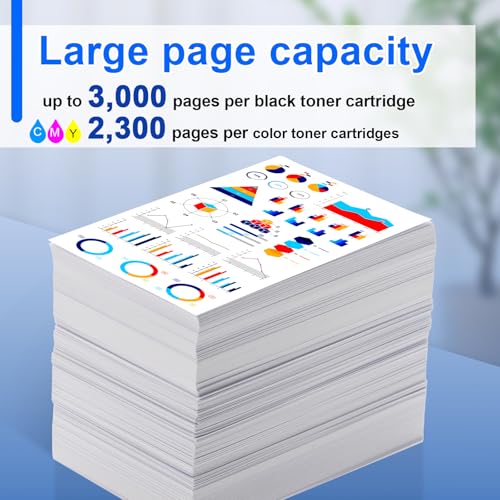 Image of TN227 Toner Cartridge High Yield 4 Pack Compatible for Brother MFC-L3770CDW | TN-227 TN-227BK /C /M /Y Work for HL-L3270CDW HL-L3290CDW HL-L3210CDW MFC-L3710CDW MFC-L3750CDW Printer