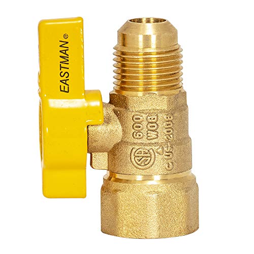 Eastman 60003, Brass Straight-Flare Gas Ball Valve, 1/2" Fip X 1/2" Od Tube #TOP4
