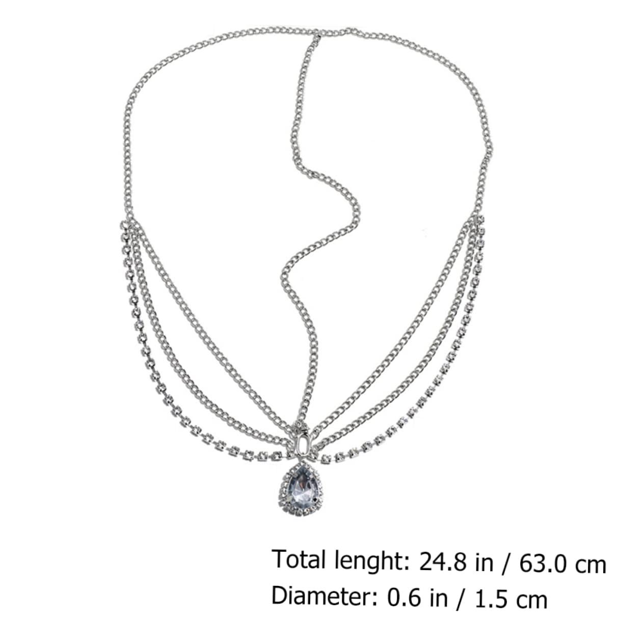 FOMIYES Lot De 3 Bijoux De Cheveux Scintillants Pour Femmes Pour Halloween Festivals 4 Pièces X 3