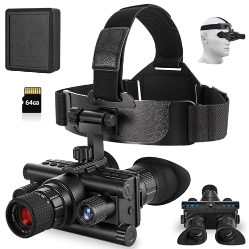 Gafas de visión nocturna 4K con zoom 8X y enfoque manual miniatura 1