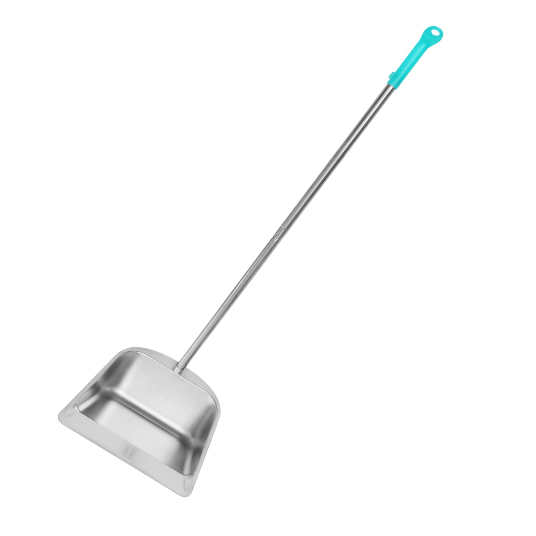 PRETYZOOM Stainless Steel Dustpan Suits for Office Garbage Cans House Brooms for Sweeping Indoor Heavy Duty Broom Lobby Outdoor Trash Can Portable Dustpan Plastic Child Metal Commercial