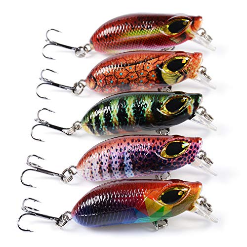 Isca de pesca, Andoer 5,8 cm 7g Crankbait Pesca Isca de Manivela Artificial Isca Pesada Isca Pesada