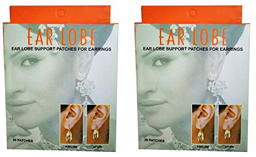 Ear Lobe Support Patches Combo Pack Of 2 Box Of 30 Patches