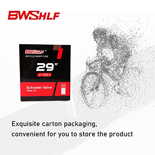 Bwshlf 29 Inch Bike Tube (2 Pack), Mountain Bike Inner Tube, Mtb Bicycle Replacement Fit 1.75-2.3, Schrader 35Mm #TOP7