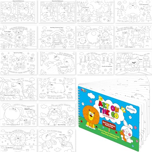 SpriteGru Coloring Activity Book, 30 Dry-Erase...