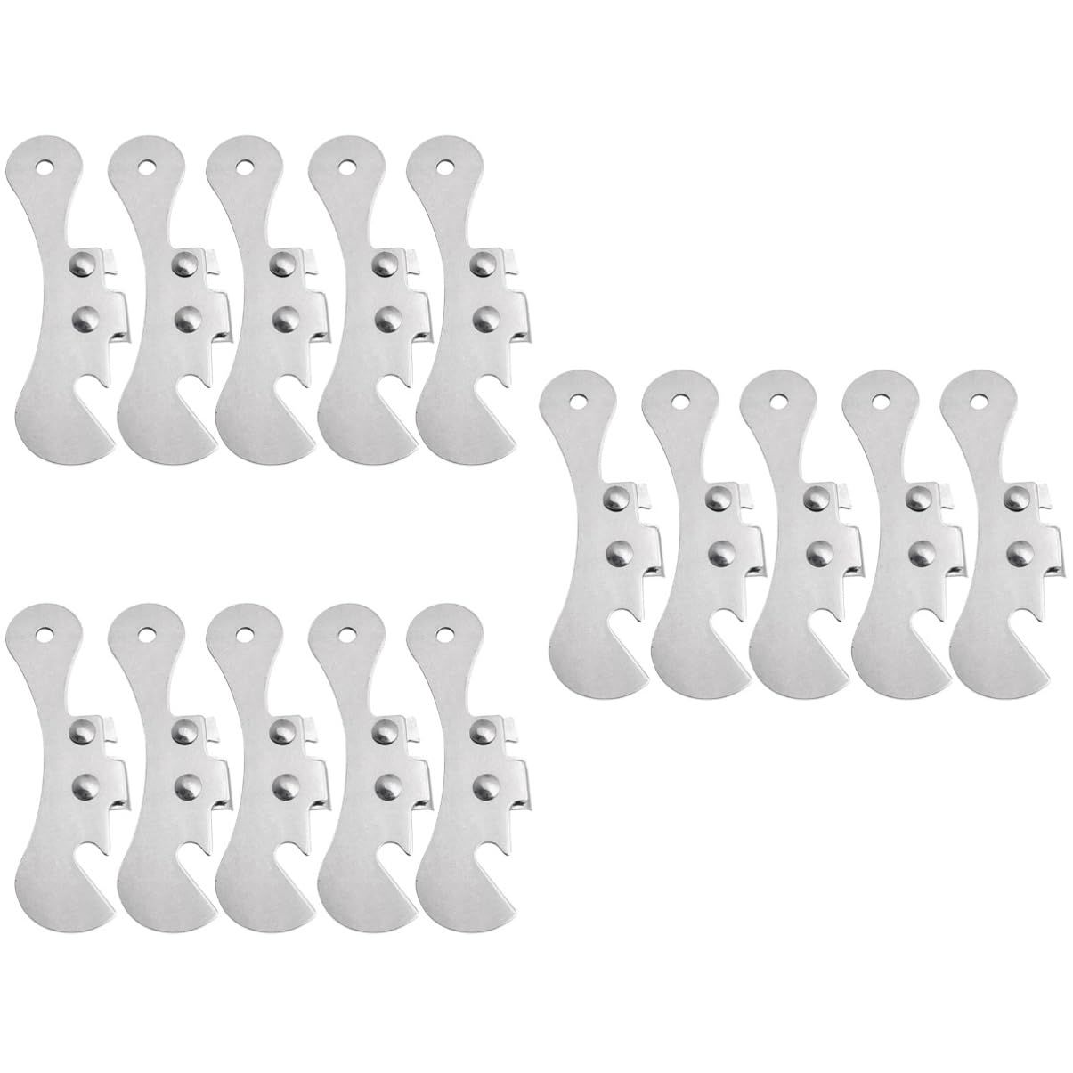 Cabilock 3 Set Apriscatole Manuale Professionale Acciaio Inossidabile Per Lattine E Bottiglie Utensile Ristoranti E Attività All Aperto 5 Pezzi * 3