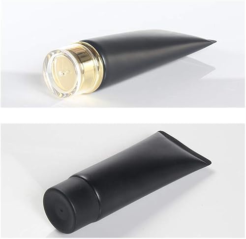 Miniatura 5 de Snadulor - 10 tubos de plástico vacíos de 3.4 onzas líquidas de 3.4 onzas, botellas de viaje recargables para limpiador facial, champú,