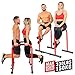 GoBeast Dip Stand with Stability Bar, Adjustable Height and Width, Easy Release Locking Pin, Max User Weight 330lbs / 150 kilograms