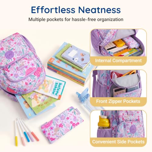 Image of mommore Kids Backpack Set Kindergarten School Bookbag for Boys Girls