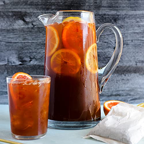 Teatulia Organic Signature Black Iced Tea Bags (24 Jumbo Tea Bags - Brews 1.5 Gallons) | 100% Compostable | Unsweetened Iced Tea #TOP2