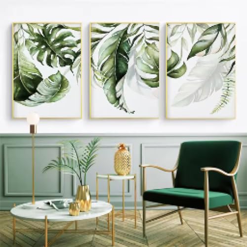 Impression sur toile feuille botanique grand format pour deco - 3