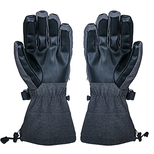 Strachey Luvas Térmicas,Luvas para esqui na neve Luvas de inverno impermeáveis e à prova de vento Lu