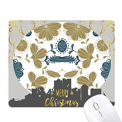 Tapis de souris motif floral nuit de Noël pour embellir votre bureau