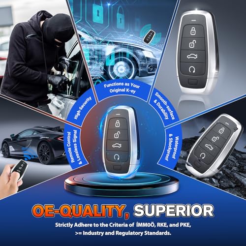 image for Autel Original Blank Key, IKEYAT004CL, 2025 Programmable Universal Key