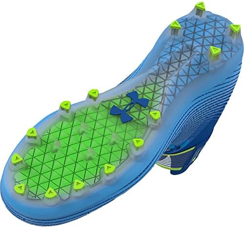 Under Armour Men's Highlight Mc Football Shoe, Team Royal Blue (405)/Electric Blue, 11 | Image 2