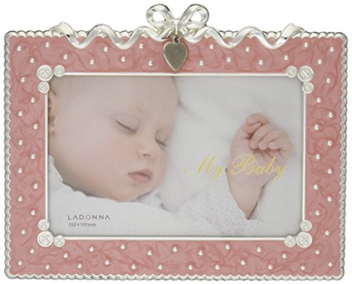 ラドンナ フォトフレーム ベビー ピンク リボン(外寸:190×154) MB31-P-PK