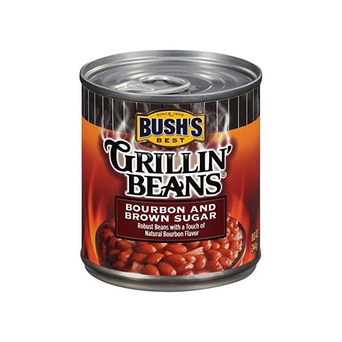 Buy BUSH'S BEST Bourbon and Brown Sugar Grillin' Beans, 8.6 Ounce Can