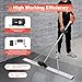 Concrete Screed Vibrating Tool, Power Screed Battery Powered Concrete Finishing Vibra Tool With Board And Leveling Ruler, Electric Hand Held Concrete Vibrating Screed 110v 48w