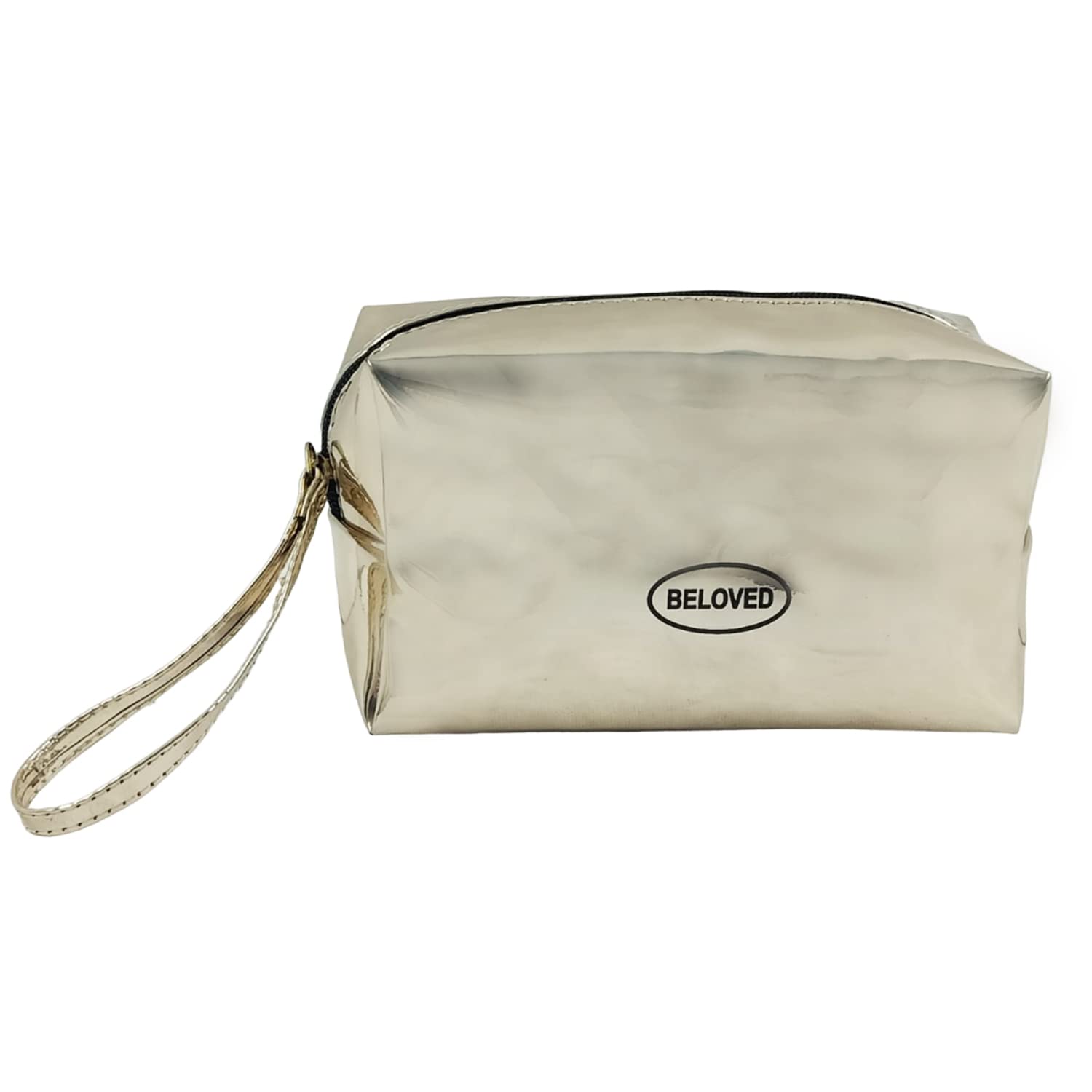 latest pu leather bags Travel Toiletry Travel Bags Shaving Kit/Pouch/Bag for Men and Women (Multicolor) (Silver)-image-45