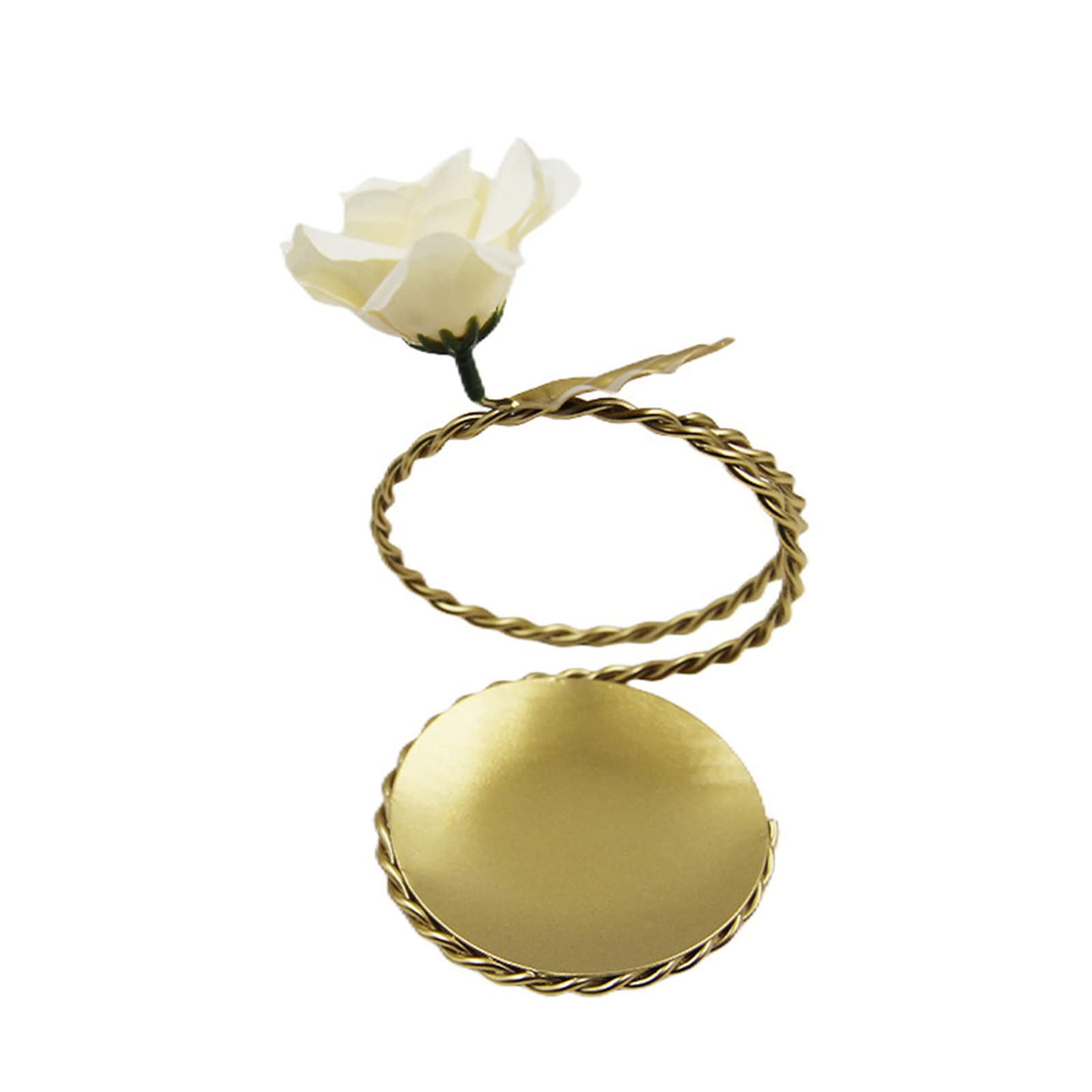 Elnwnnkc Wrought Iron Twist Flower Holder Decoration Holder Supplies for Dinner Dining Table for Wedding Centerpieces