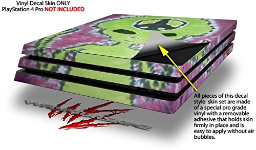 Vista 2 de WraptorSkinz PS4 Pro Skin Phat Dyes - Alien - 100 - Decal Style Skin Wrap fits Sony PlayStation 4 Pro Console