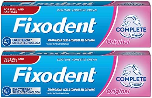 Fixodent Original Denture Adhesive Cream (40ml) - Pack of 2