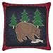 C & F Enterprises Bear Quilted Pillow, 14 by 14-Inch