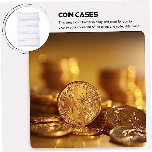 Caja para moneda con cápsula transparente miniatura 7