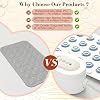 Bubble Bath Massager Mat for Bathtub, 47.2 x 15.8 Full-Body Warm Air Spa with 6-Level Adjustable Bubbles, Waterproof Design, Remote Control, For Stress, Muscle Relief (For Smooth Tubs Only)