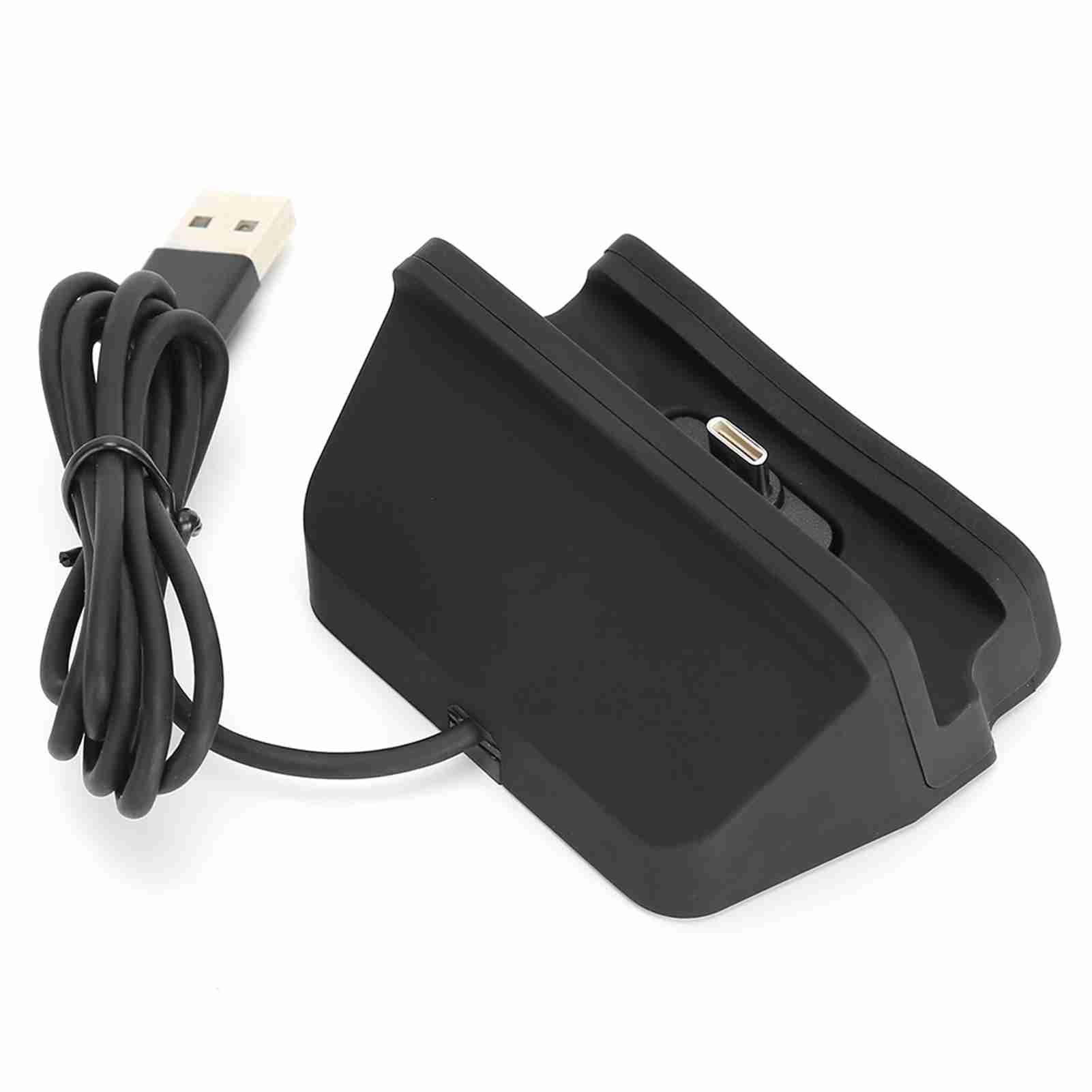 lyrlody Ładowarka do Telefonu Komórkowego, Plastikowa Podstawa ładująca Typu C z Kablem o Długości 1 M, Podstawka ładująca do Biurka w Domowym Biurze, Synchronizacja Danych i Korzystanie z Zestawu